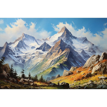 Mountains Landscape Canvas